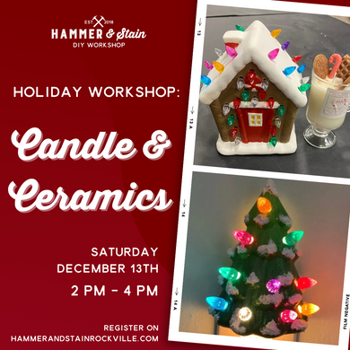 12.13.2025 (2pm) - Holiday Candle & Ceramics