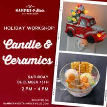 12.13.2025 (2pm) - Holiday Candle & Ceramics