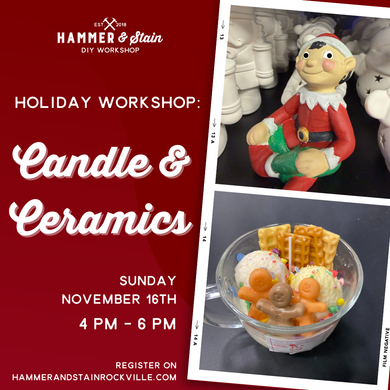 11.16.2025 (4pm) - Holiday Candle & Ceramics