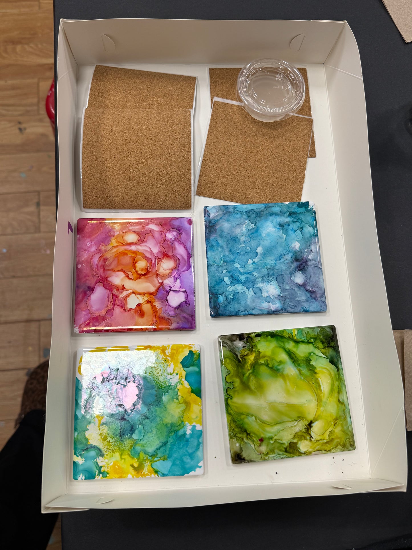 09.16.2026 (7pm)- Wine Wednesday: Alcohol Ink Coaster Set