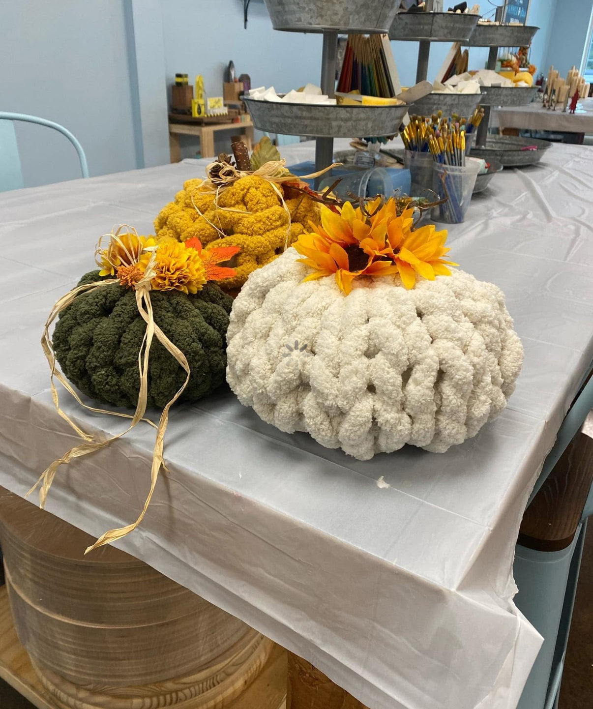 Cozy Chunky Pumpkins