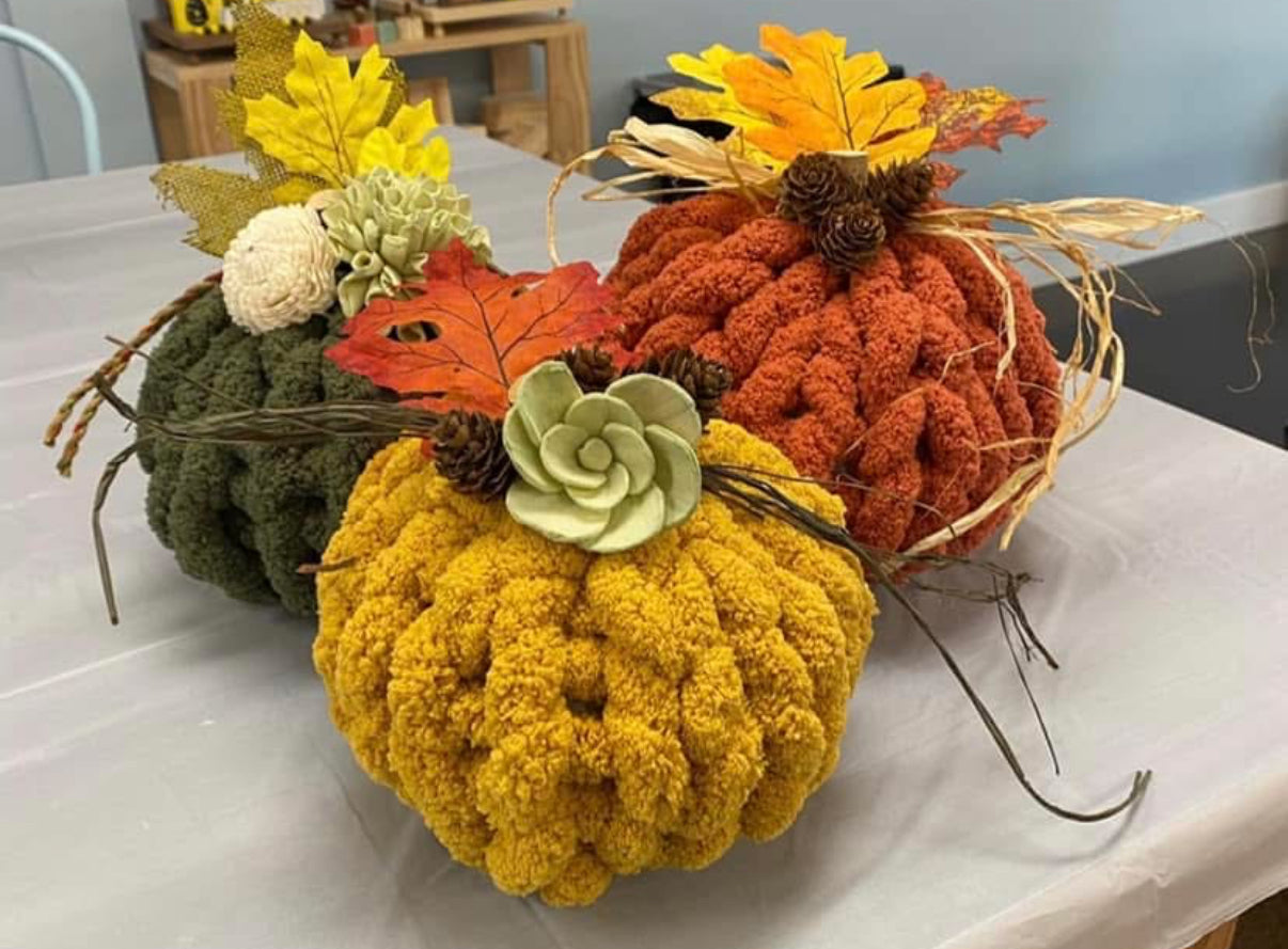 Cozy Chunky Pumpkins