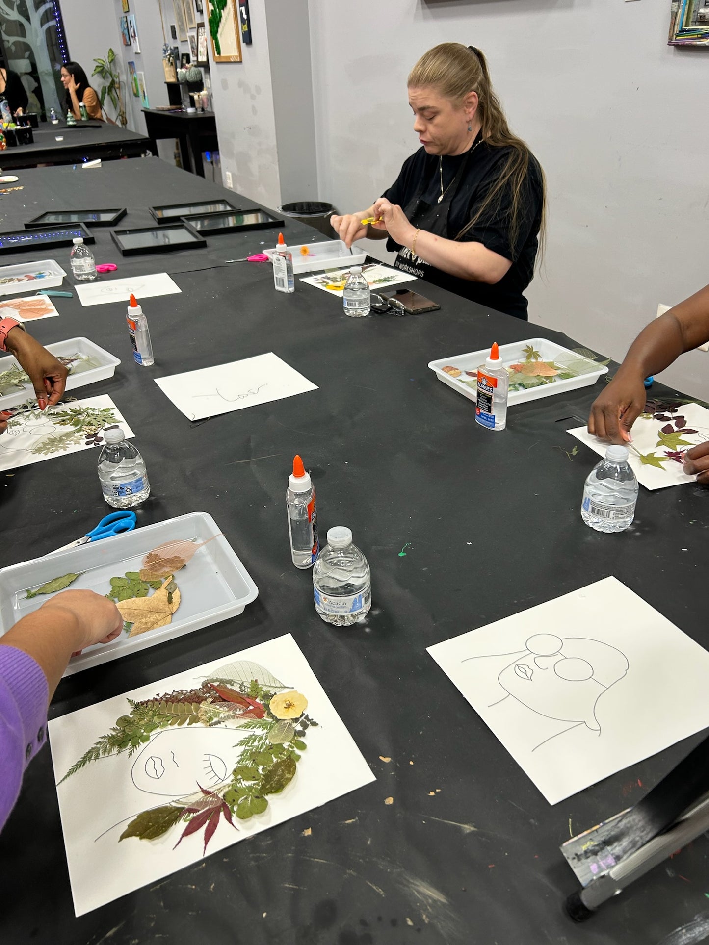 Pressed Flower Portraits