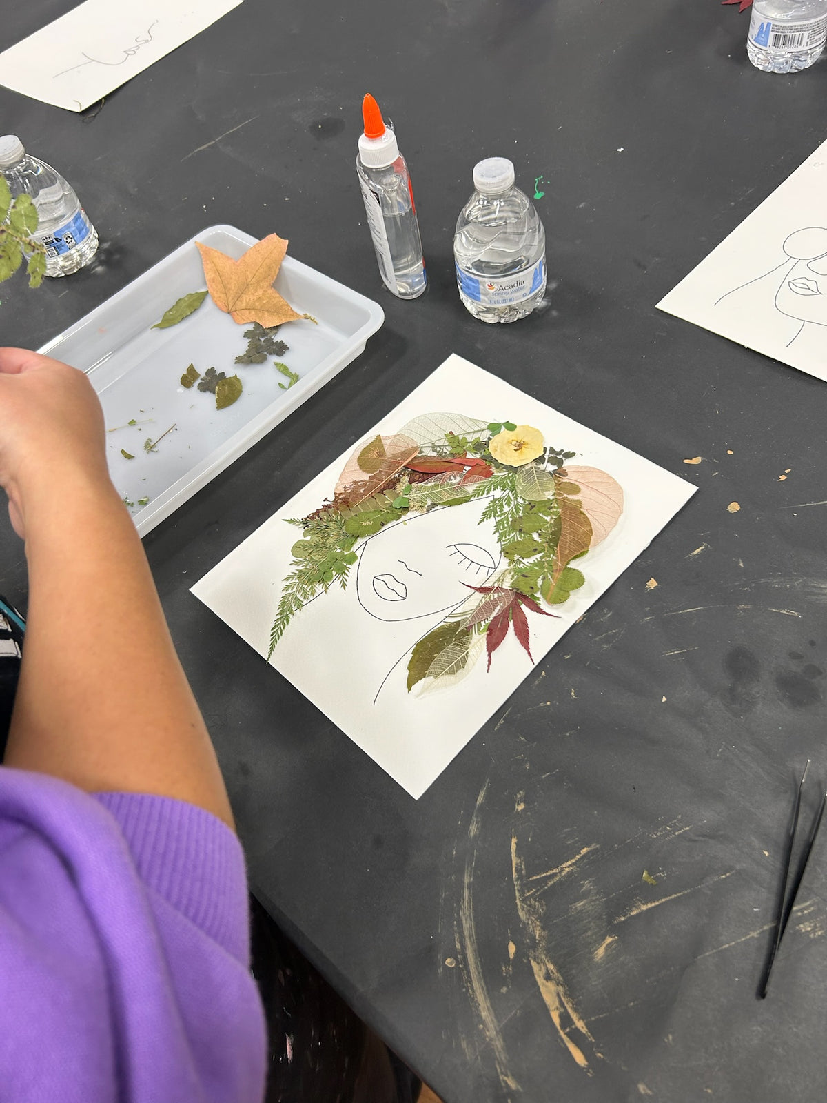 Pressed Flower Portraits
