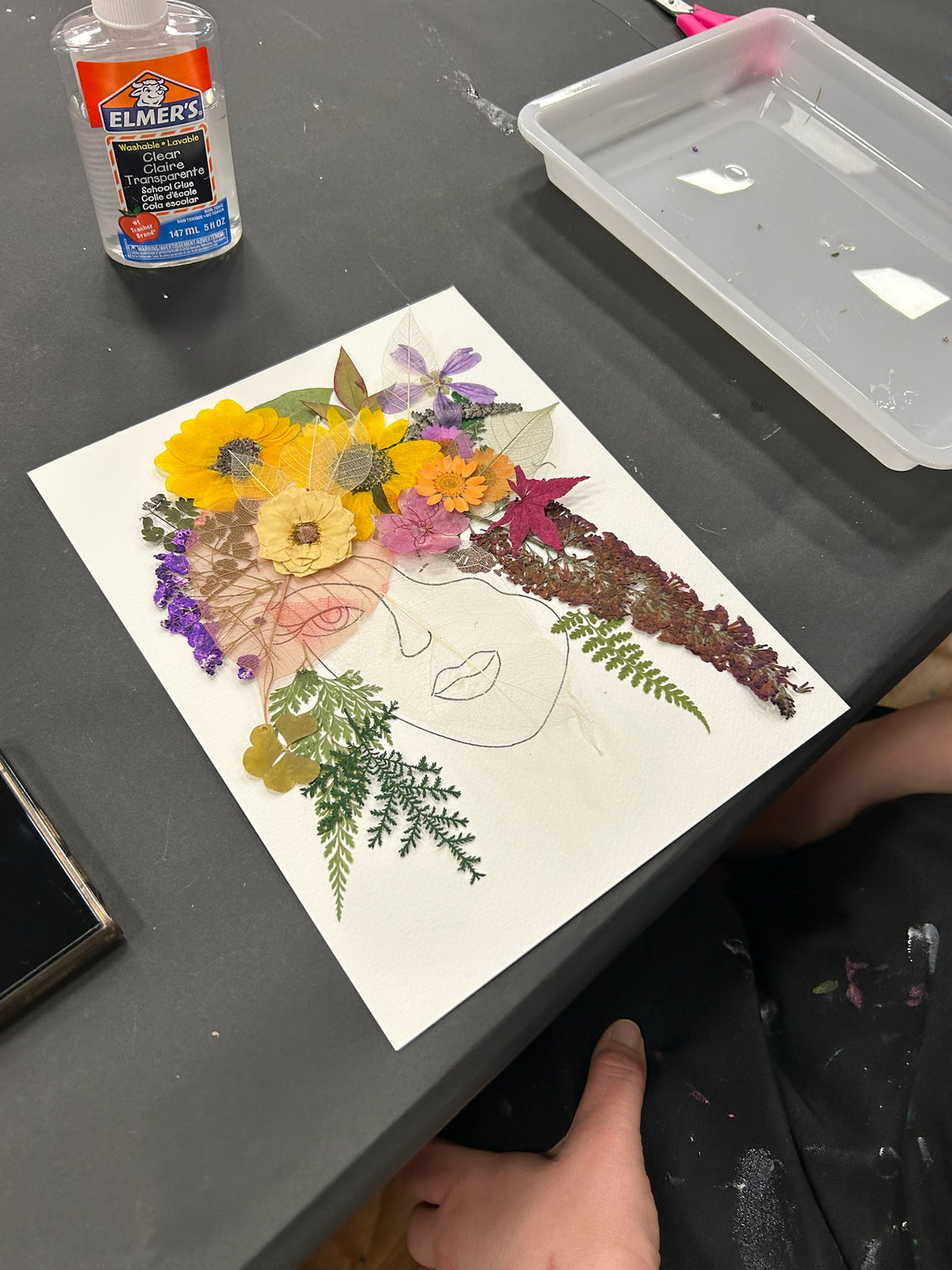 Pressed Flower Portraits