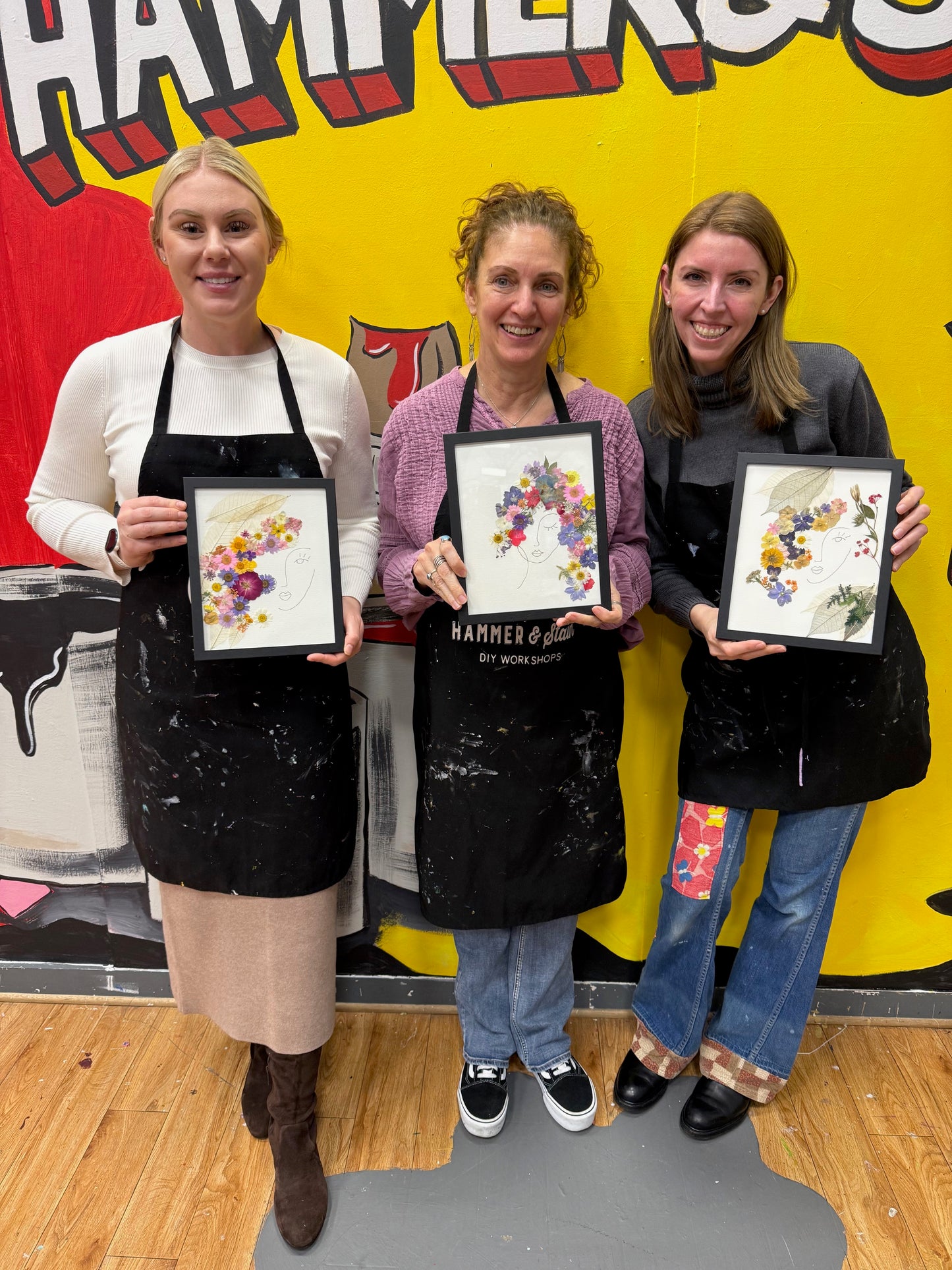 Pressed Flower Portraits