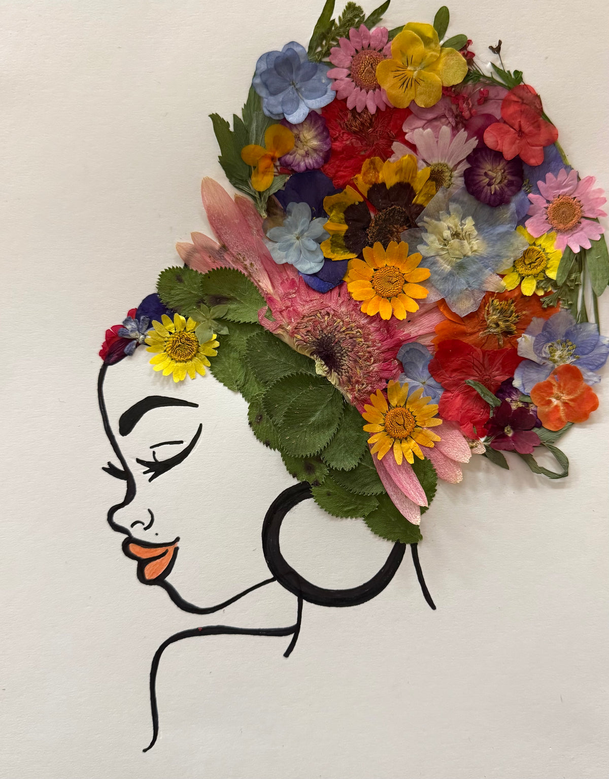 Pressed Flower Portraits