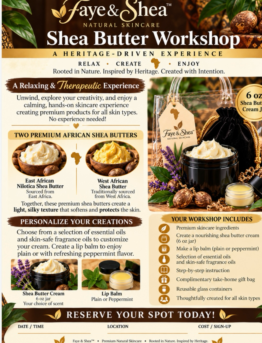 12.19.2026 (2pm)- Custom Shea Butter