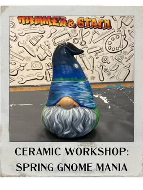 05.18.2024 (3pm)- Ceramic Workshop: Spring Gnome Mania