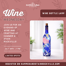 07.29.2026 (7pm)- Wine Wednesday: Wine Bottle Lamps