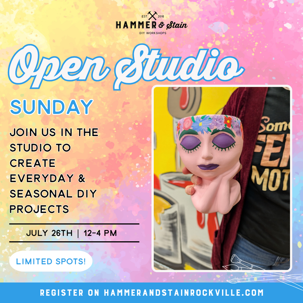 07.26.2026 (12pm)- Open Studio Sunday