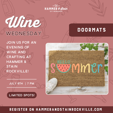 07.08.2026 (7pm)- Wine Wednesday: Doormat