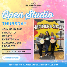 07.09.2026 (6pm)- Open Studio Thursday