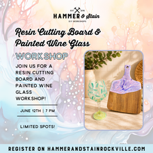 06.12.2026 (7pm)- Resin Board & Wine Glass