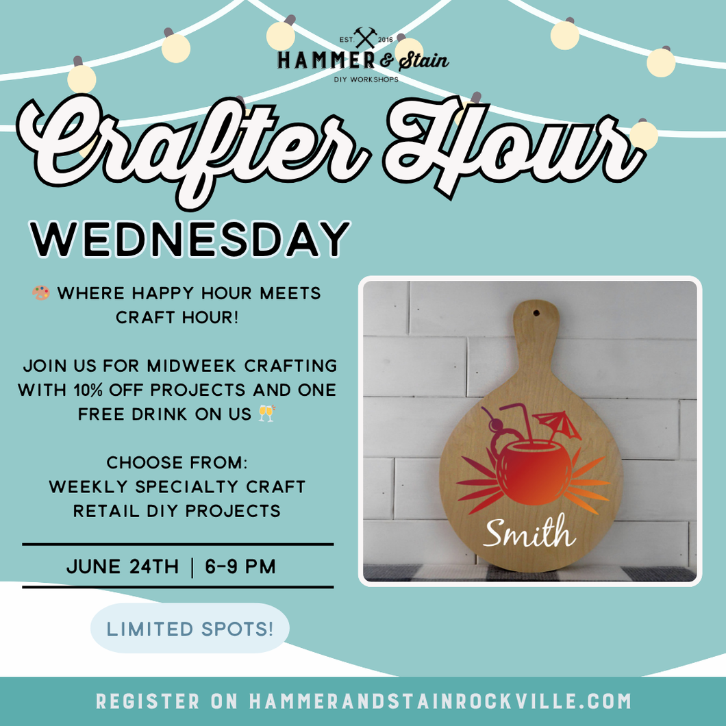 06.24.2026 (6pm) - Crafter Hour