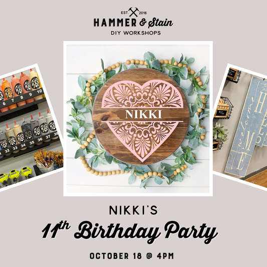 10.18.2026 (4pm)- Nikki’s 11th birthday party