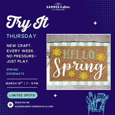 03.19.2026 (7pm)- Try It Thursday: Doormats