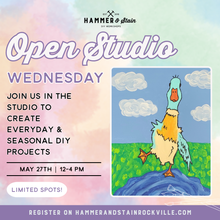 05.27.2026 (12pm)- Open Studio Wednesday