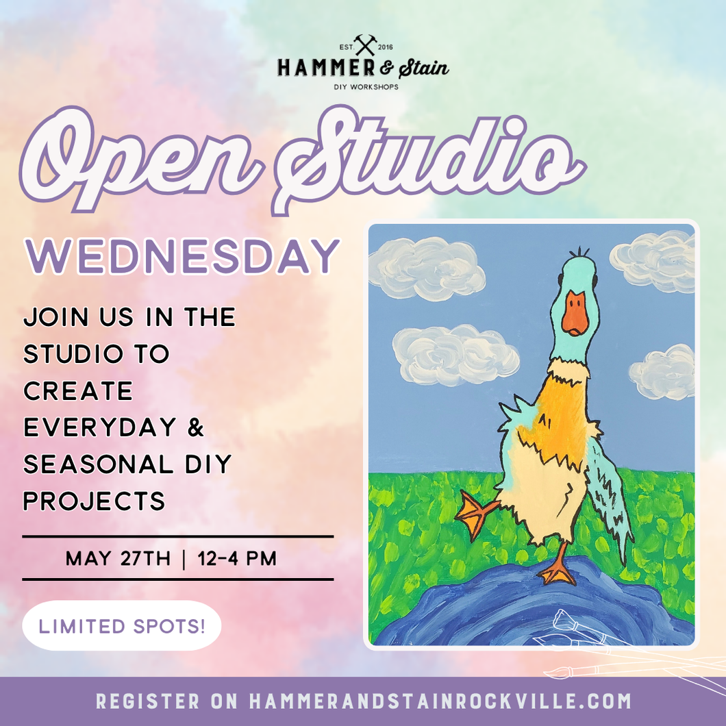 05.27.2026 (12pm)- Open Studio Wednesday