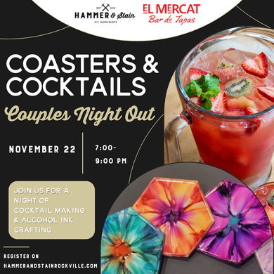 11.22.2025 (7pm) - Coasters & Cocktails Couples Night