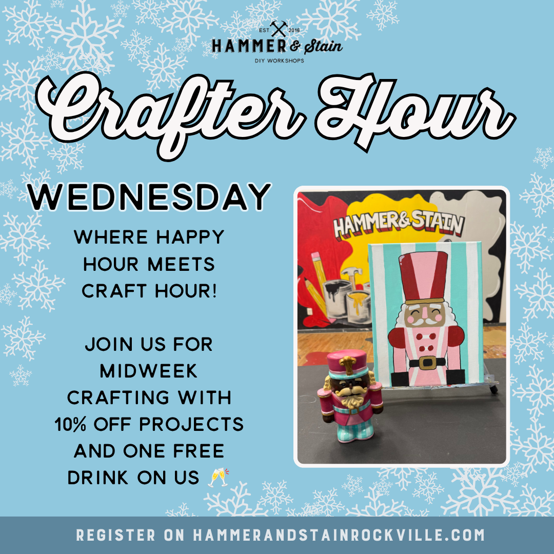 12.16.2026 (6pm - 9pm) Crafter Hour Wednesday