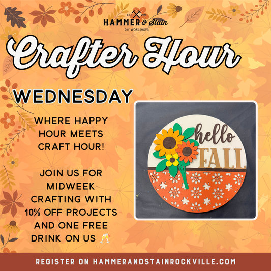 11.18.2026 (6pm)- Crafter Hour Wednesday