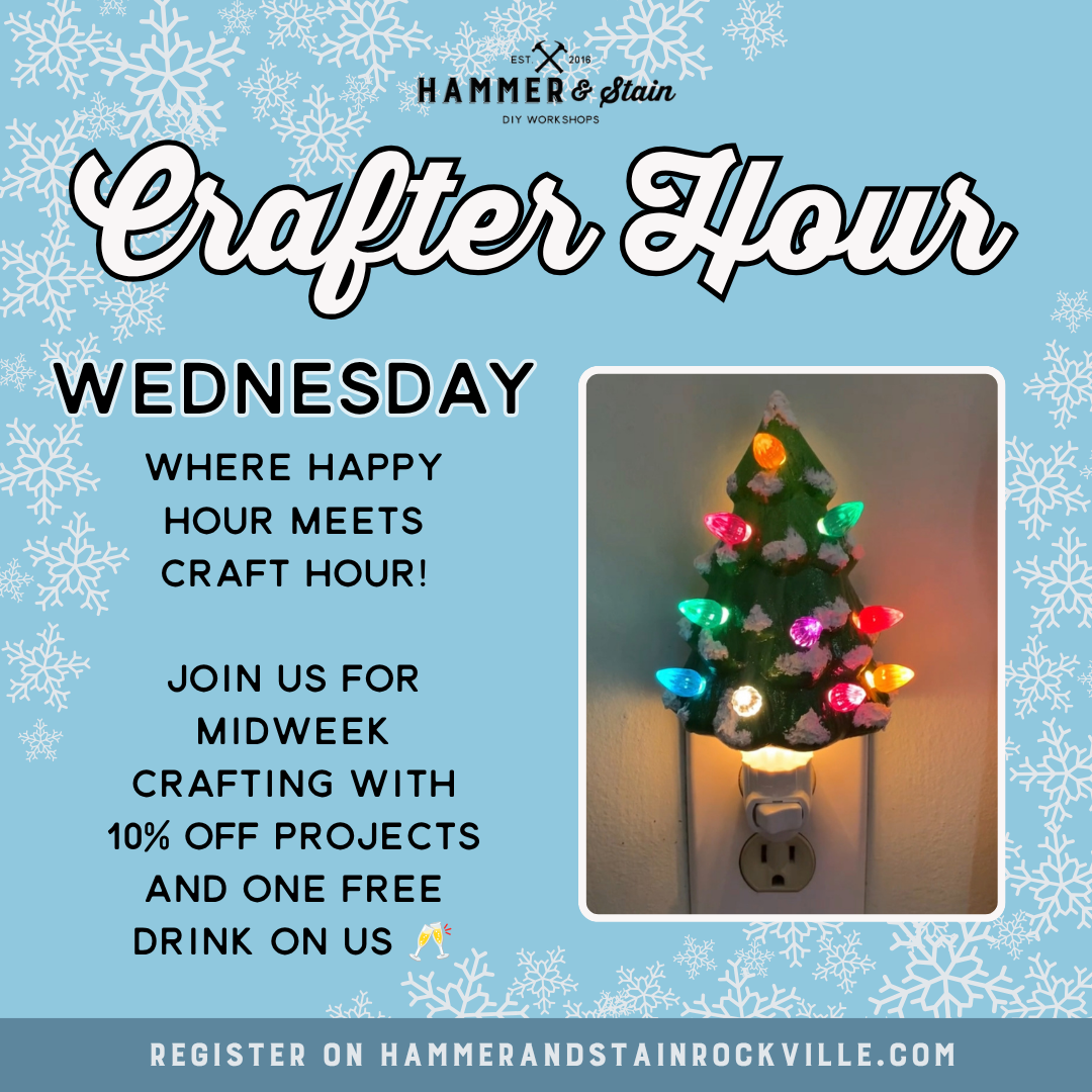 12.23.2026 (6pm - 9pm) Crafter Hour Wednesday