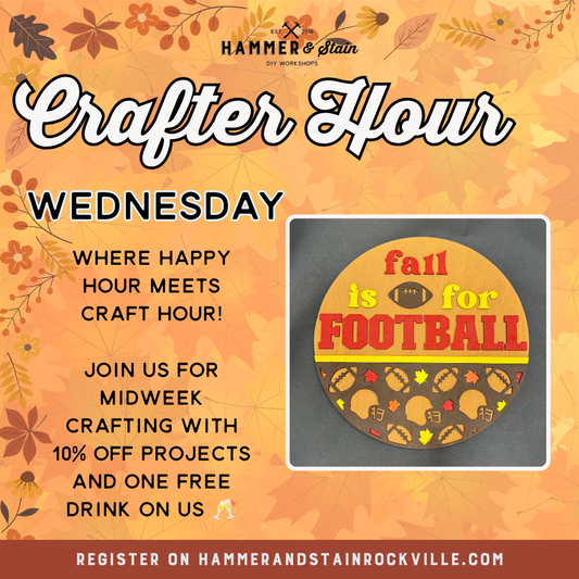 11.11.2026 (6pm)- Crafter Hour Wednesday