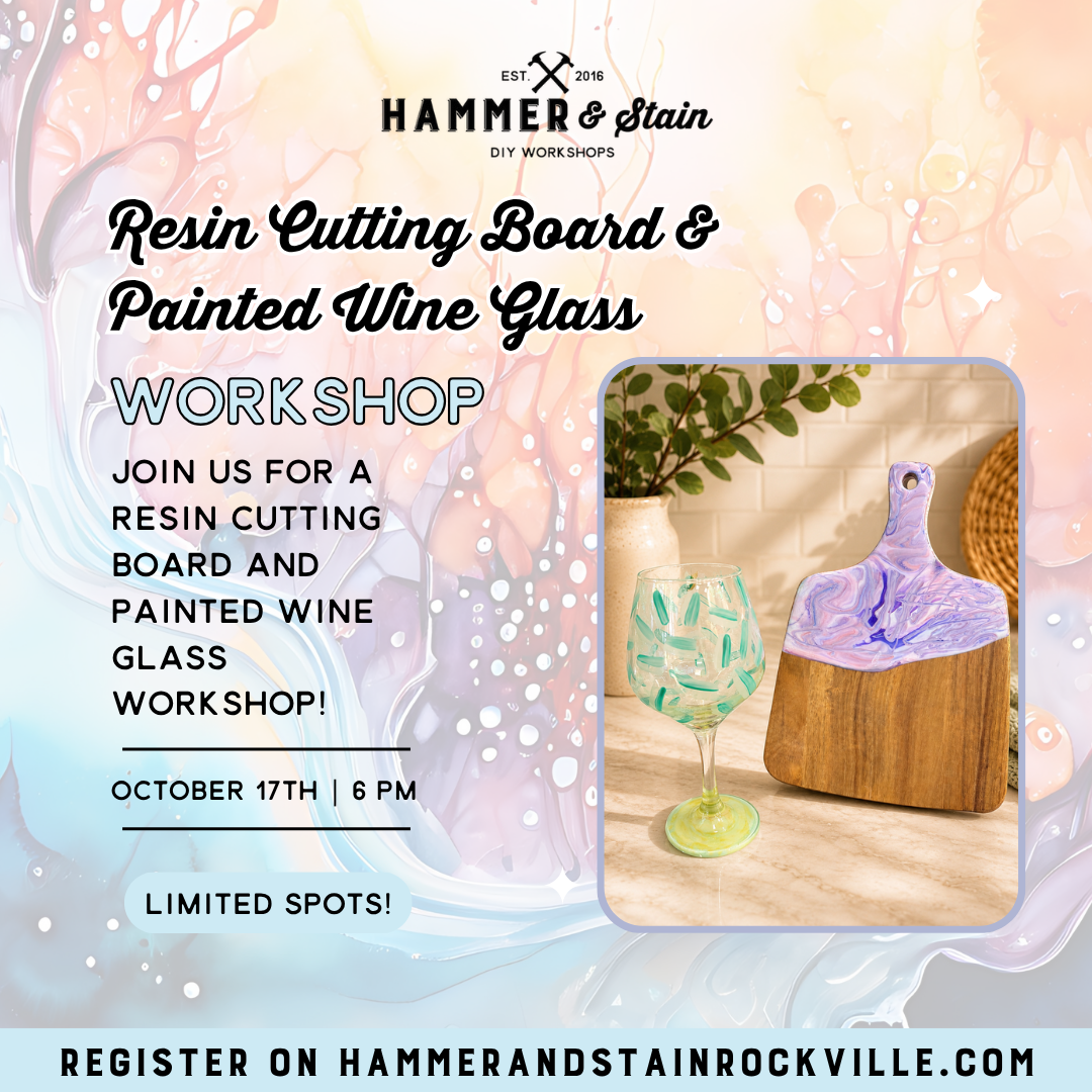 10.17.2026 (6pm)- Resin Board & Wine Glass