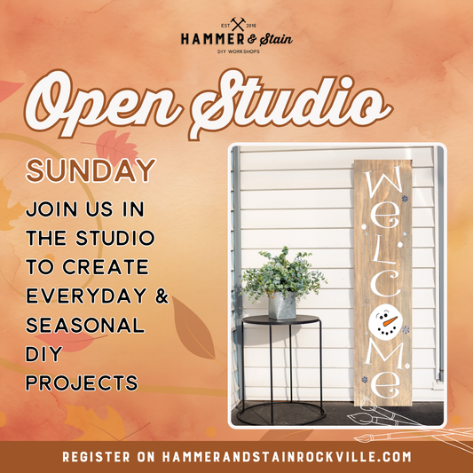 11.22.2026 (12pm- 4pm) Open Studio Sunday