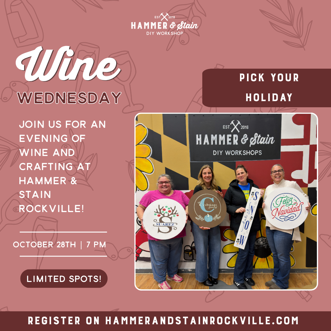 10.28.2026 (7pm)- Wine Wednesday: Pick Your Holiday Home Decor