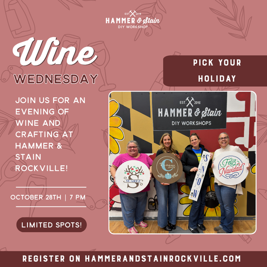 10.28.2026 (7pm)- Wine Wednesday: Pick Your Holiday Home Decor