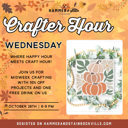 10.28.2026 (6pm)- Crafter Hour Wednesday