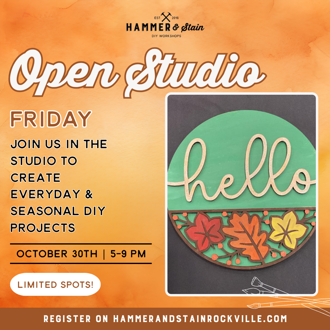 10.30.2026 (5pm)- Open Studio Friday