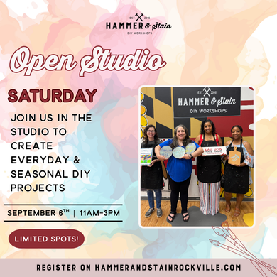 09.06.2025 (11am)- Open Studio Saturday