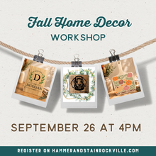 09.26.2026 (4pm)- Fall Home Decor