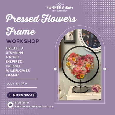 07.13.2025 (5pm) - Pressed Wildflower Frame