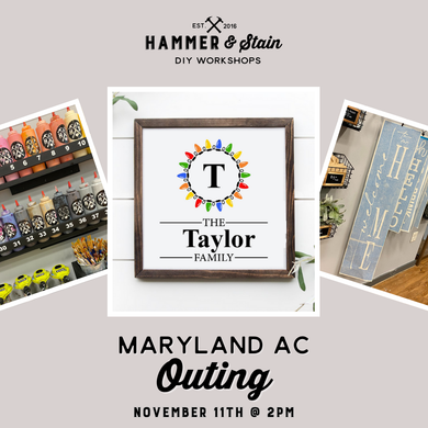 11.11.2025 (2pm)- Maryland AC Outing