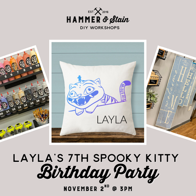11.02.2025 (3pm)- Layla’s 7th Spooky Kitty Birthday Party