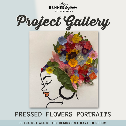 Pressed Flower Portraits