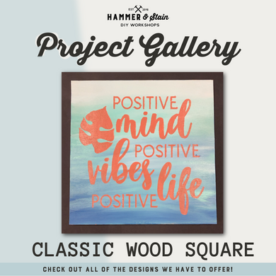 Classic Wood Square