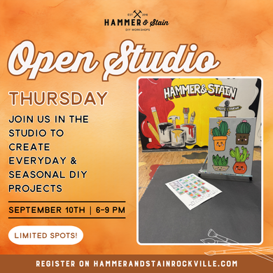 09.10.2026 (6pm)- Open Studio Thursday