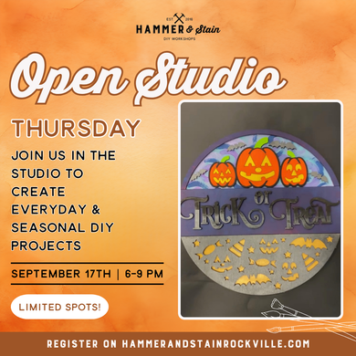 09.17.2026 (6pm)- Open Studio Thursday