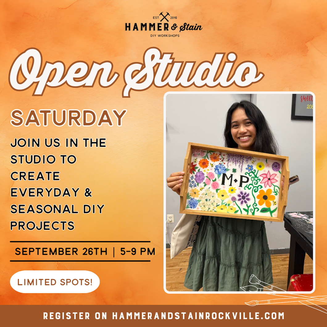 09.26.2026 (5pm)- Open Studio Saturday