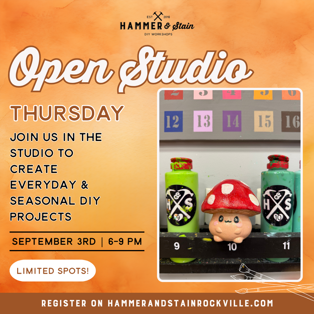 09.03.2026 (6pm)- Open Studio Thursday