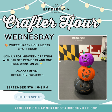 09.09.2026 (6pm)- Crafter Hour Wednesday