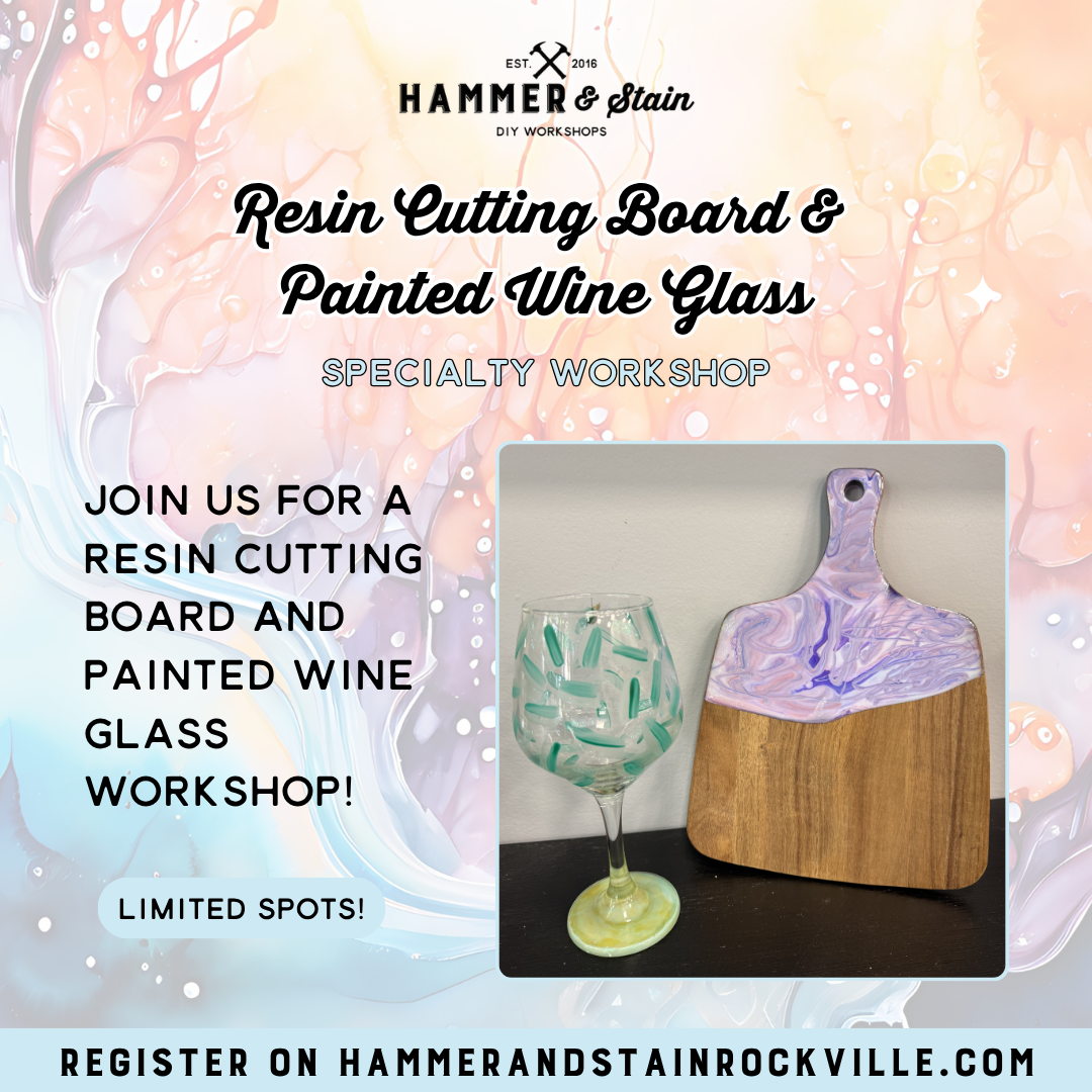 12.19.2026 (6pm)- Resin Board & Wine Glass
