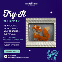 08.28.2025 (7pm) - Fall Themed Pressed Wildflower Art