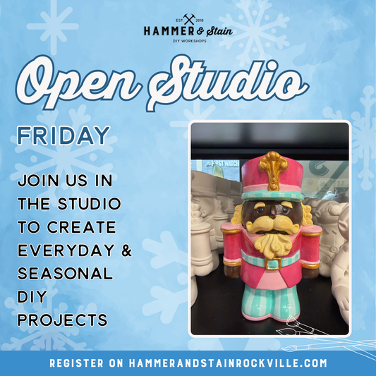 11.27.2026 (12pm- 4pm) Open Studio Friday