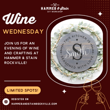 05.14.2025 (7pm) -  Wine Wednesday